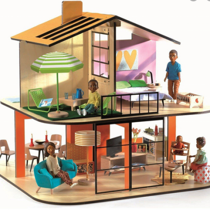 Djeco dolls store house family