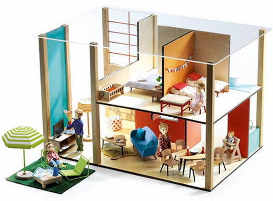 Djeco clearance dolls house